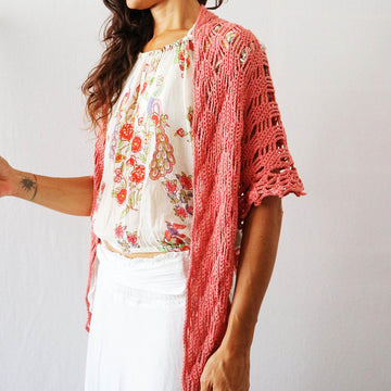 Bougainvillea Shawl