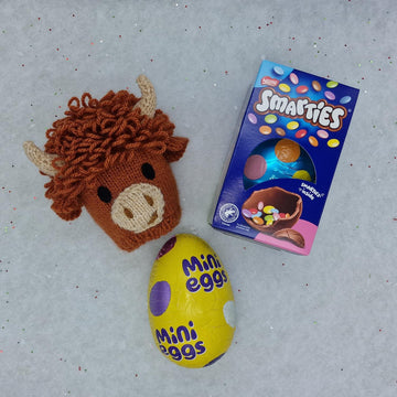 Highland Cow Easter Egg Cosy