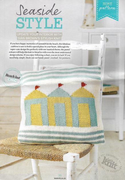Beach Huts Cushion Cover