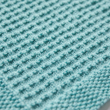 Textured Knit Baby Blanket