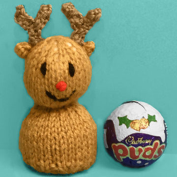 Christmas Rudolph Reindeer Puds choc cover