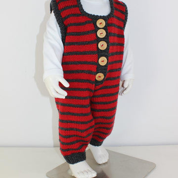 FREE Cloudborn Fibers Baby Stripe Dungarees