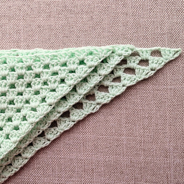 3-in-1: Crochet Bandana, Shawl, Baktus #105