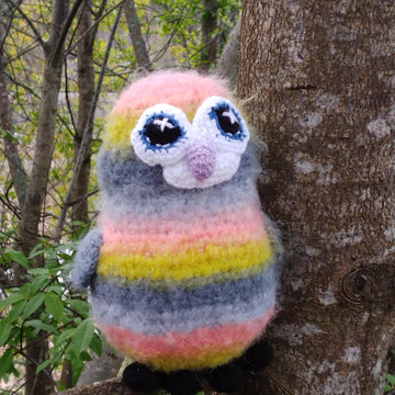 Woodland Friends: Dawn – The Fluffy Owl (made with Effect yarn)