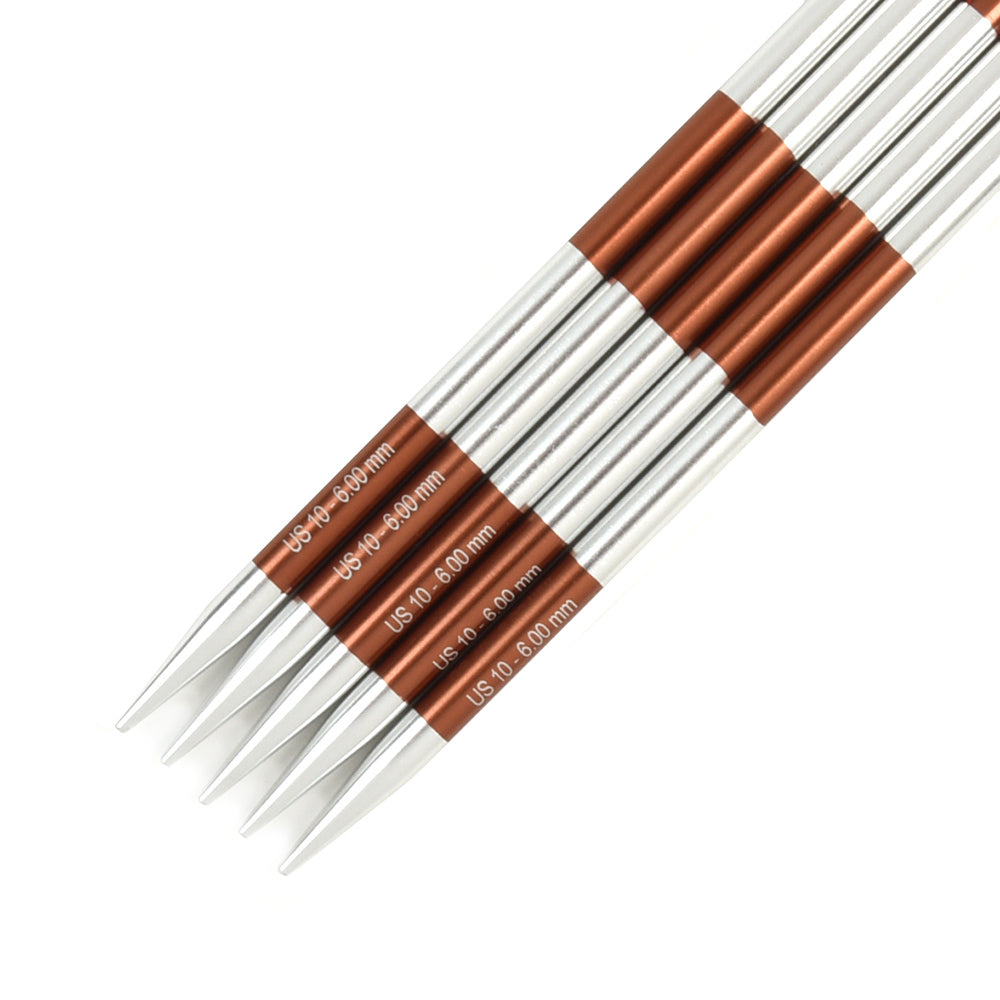 Knitter's Pride Smartstix Sienna Double Point Needles 20cm (8in) (Set of 5)