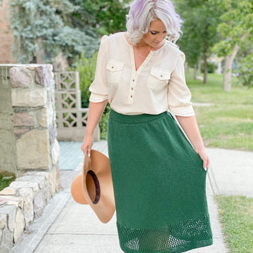 Peek-A-Boo Maxi Skirt
