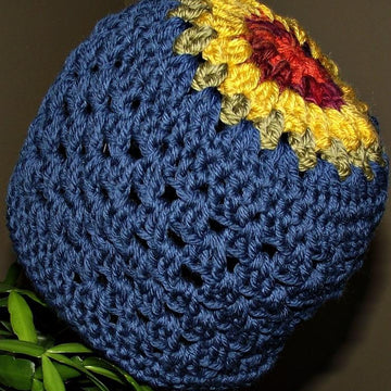 Mandala Hat Crocheted Pattern