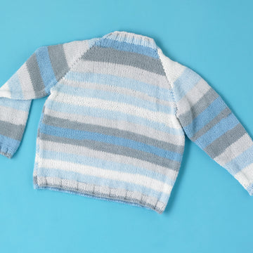 Poppet Jumper - Free Knitting Pattern For Babies in Paintbox Yarns Baby DK Prints by Paintbox Yarns