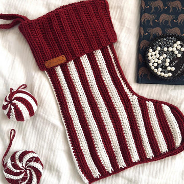 Swirly Christmas Stocking