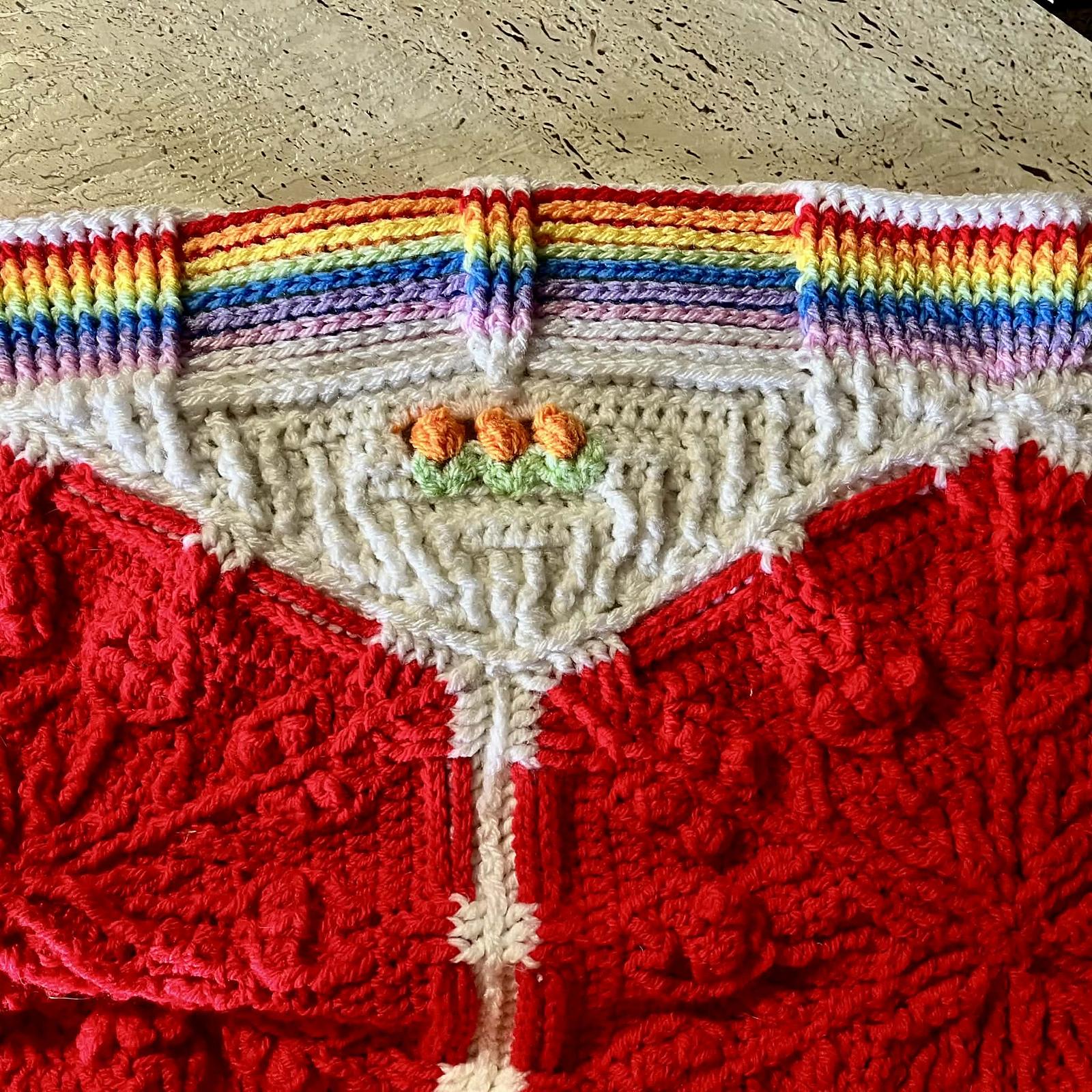 Chasing Rainbows Finding Tulips Blanket