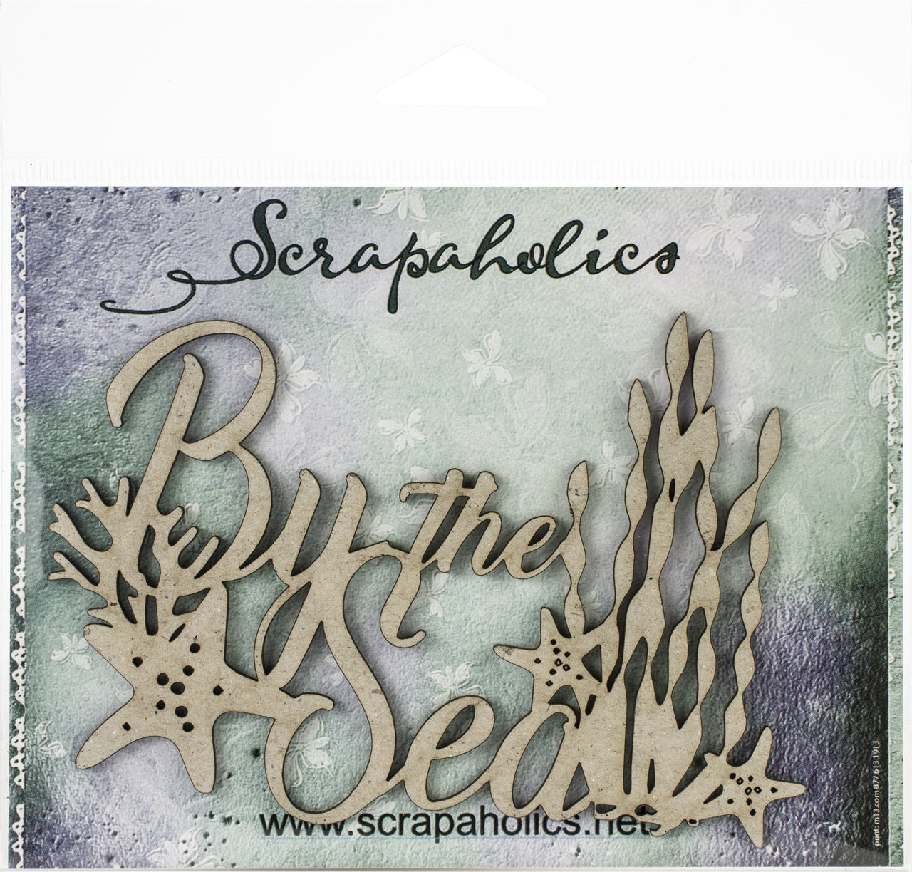 Scrapaholics Laser Cut Chipboard 1.8mm Thick - By The Sea, 4.75"X3"