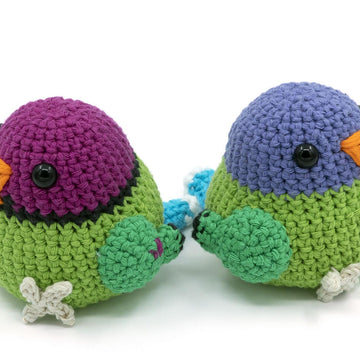 Amigurumi Plum-headed Parakeet