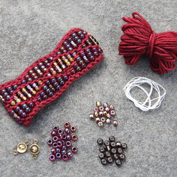 Beaded Waves Cuff