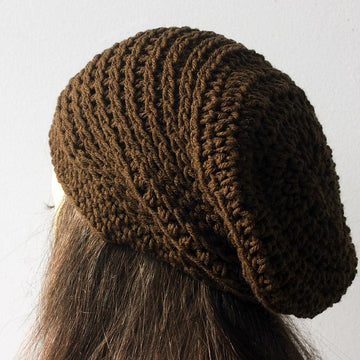 Knit Look Crochet Beanie