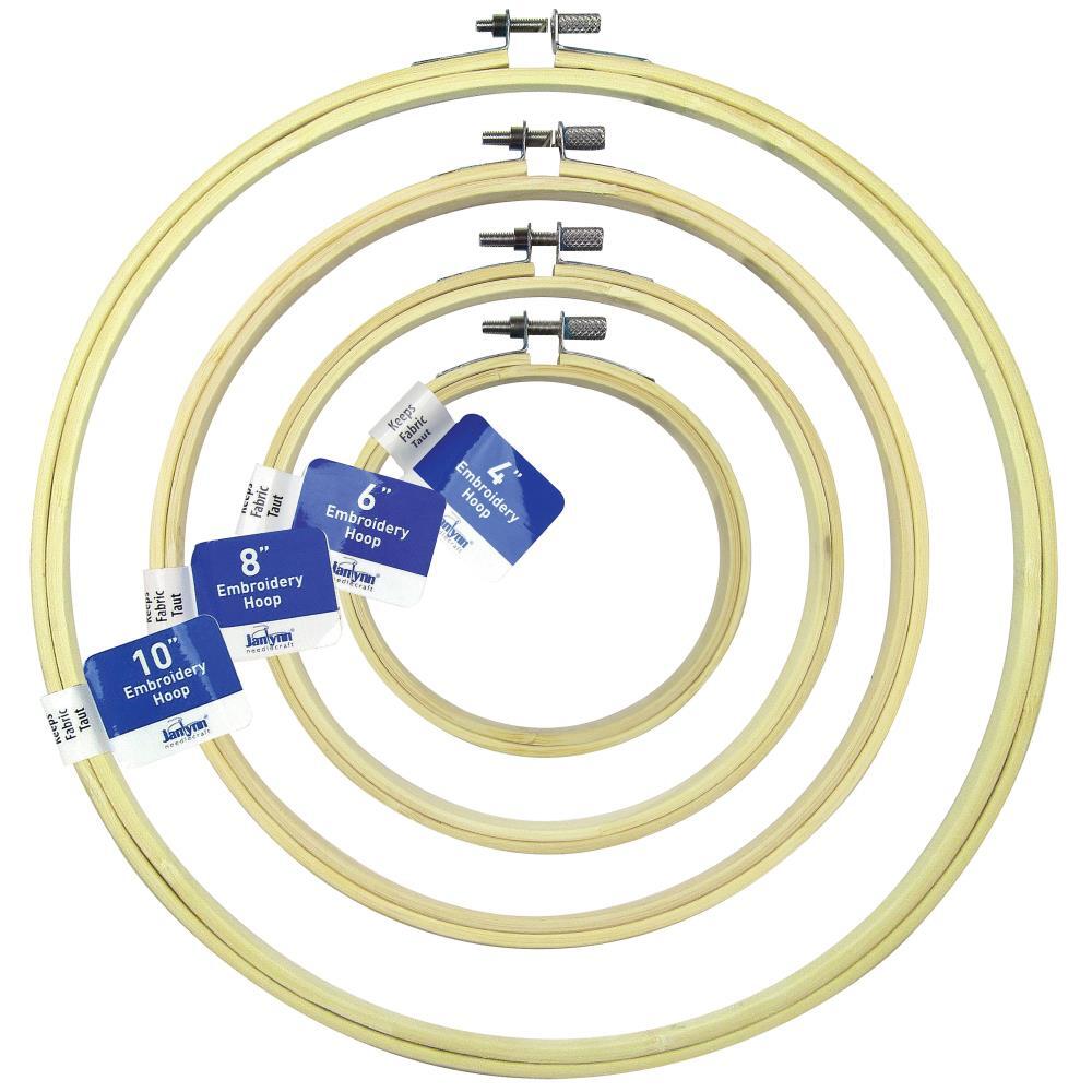 Janlynn Wood Embroidery Hoop 6in