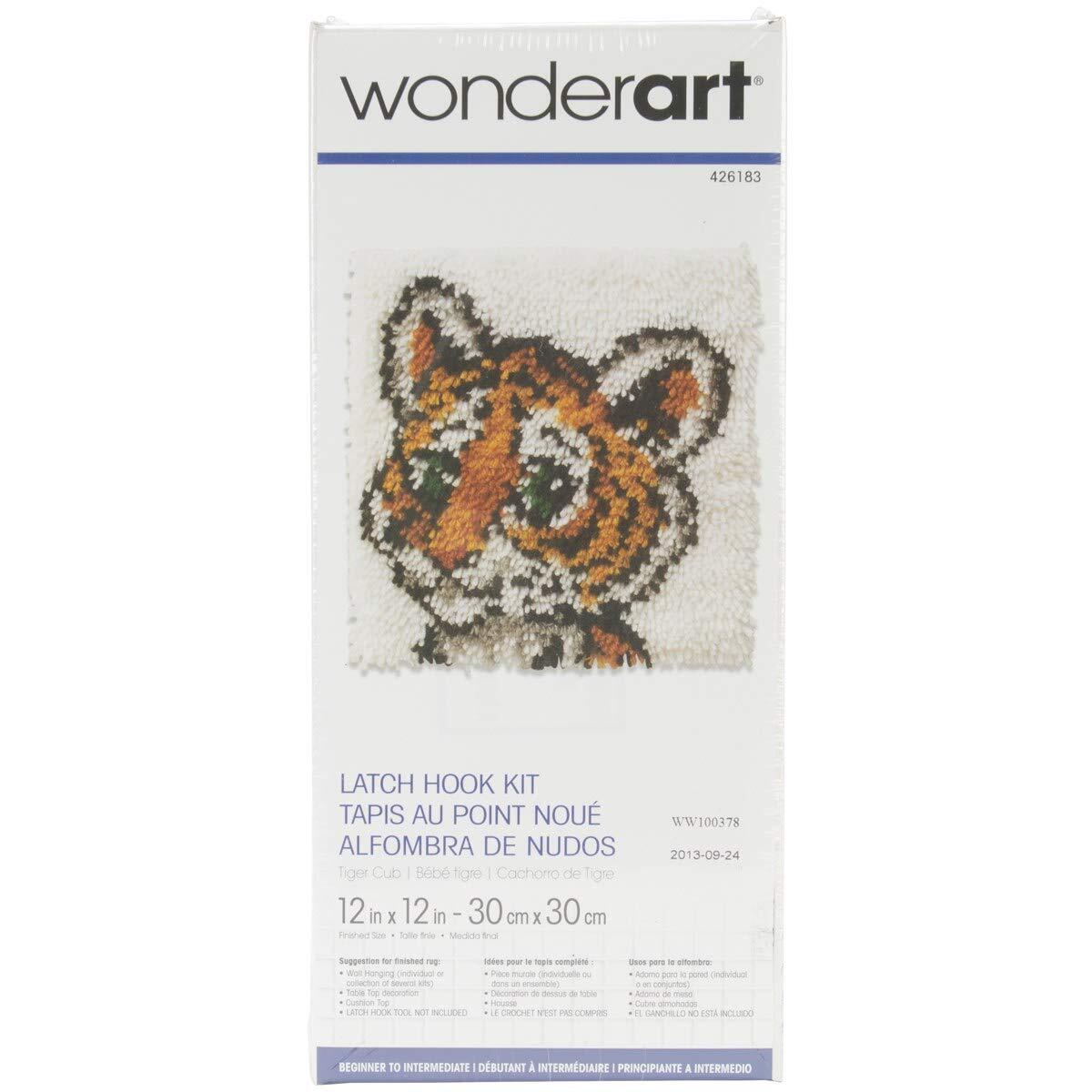 Wonderart Tiger Cub Latch Hook Kit