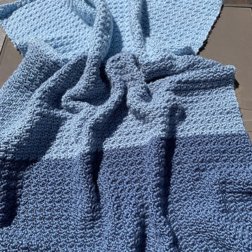Blue Skies Baby Blanket