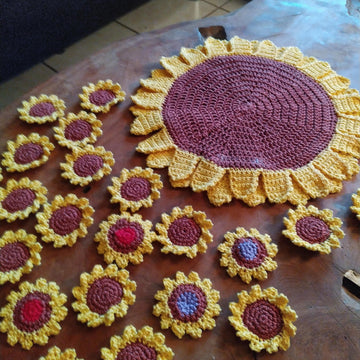 Farbmemory Spiel Sonnenblume