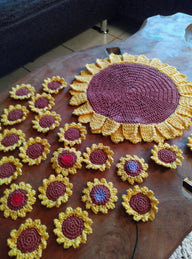 Farbmemory Spiel Sonnenblume
