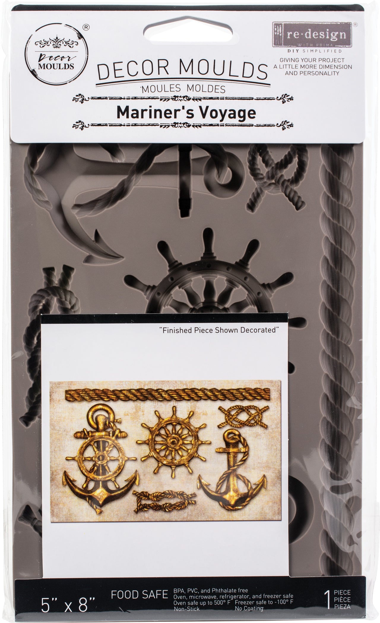 Prima Marketing Re-Design Mould 5"X8"X8mm - Mariner's Voyage
