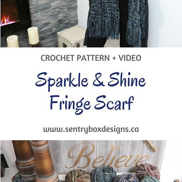Sparkle & Shine Fringe Scarf