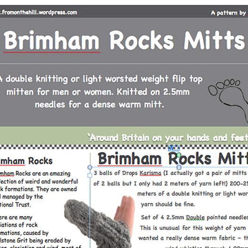 Brimham Rocks Flip Top Mitts