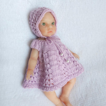 Textured Bonnet for 9 Inch Dolls