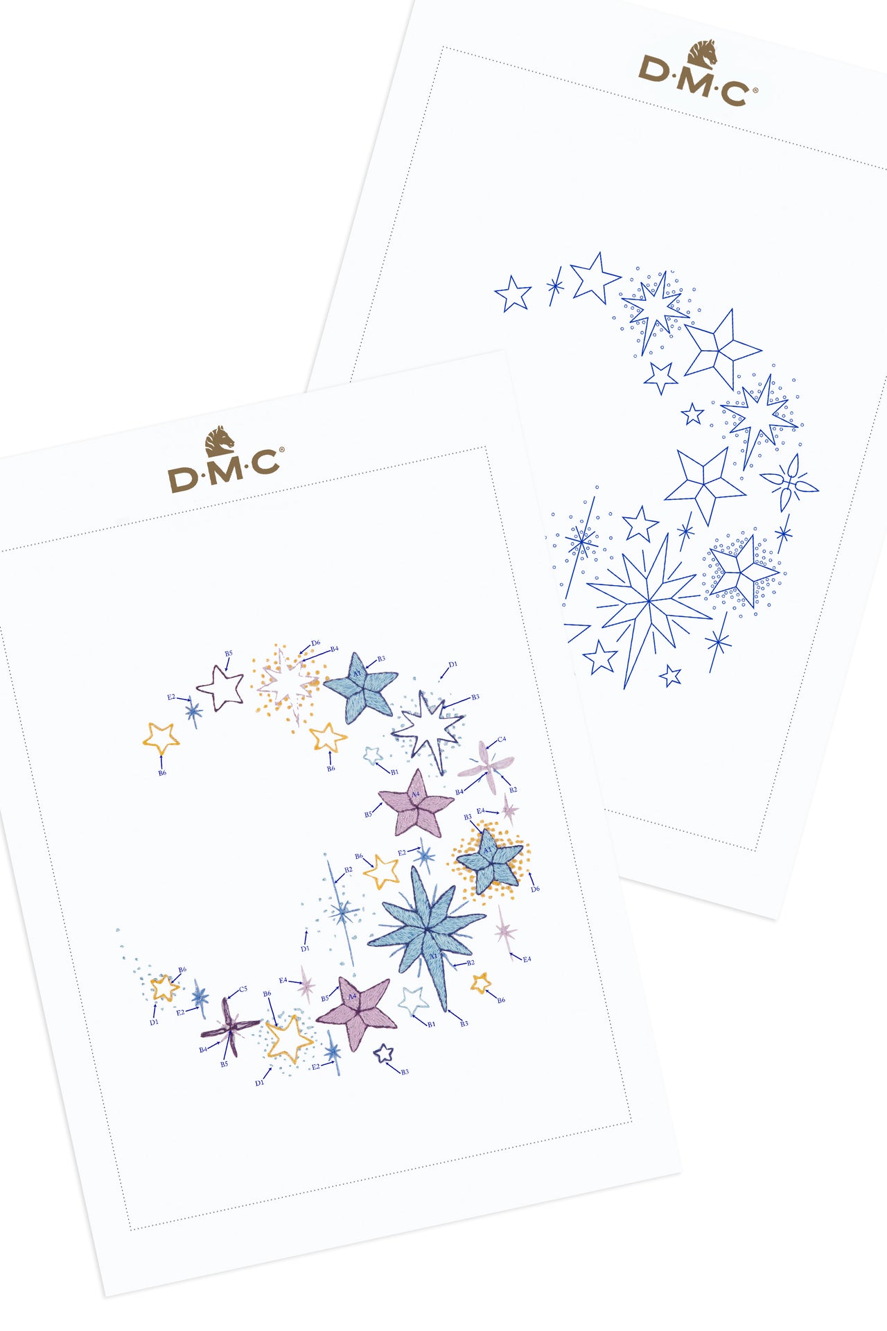 Shining Star in DMC - PAT0848 -  Downloadable PDF