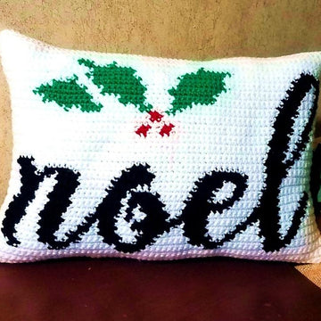 Noel (Holly) Pillow