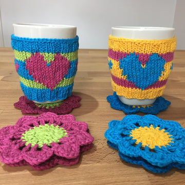 Spring flowers coasters and placemats