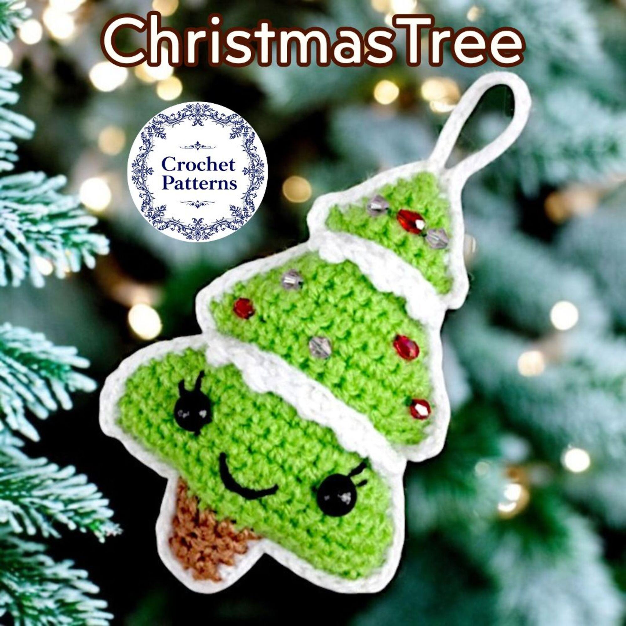 DIY Christmas Ornaments Kit: 8 Crochet Patterns (PDF file)
