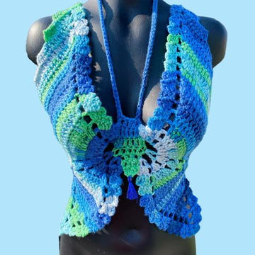 Butterfly Crochet Top