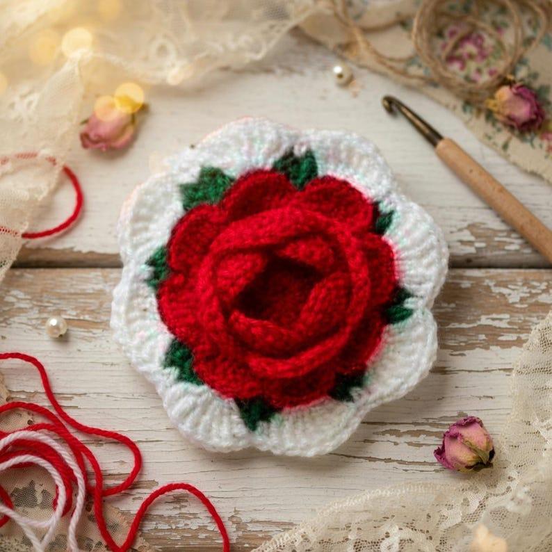 Crochet 3D Flower iPod Bag Pattern – Mini Pouch PDF + Video Tutorial