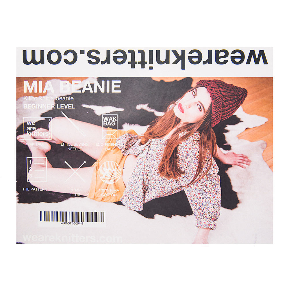 Sticker - Mia Beanie in We Are Knitters The Cotton Wool