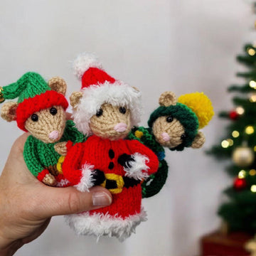 Christmas Mouse Shelf Sitter Bauble