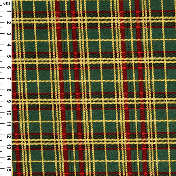 Rose & Hubble Christmas 2022 - Tartan - P012GREEN