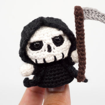 Mini Grim Reaper Crochet Pattern