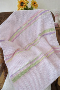 Soft & Cozy Baby Bean Stitch Blanket – Lion Brand Baby Soft Yarn (DK weight)