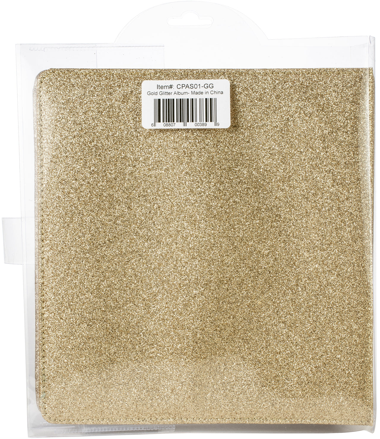 Webster's Pages Color Crush Small Creative Photo Album 8.5"X9"X2" - Gold Glitter