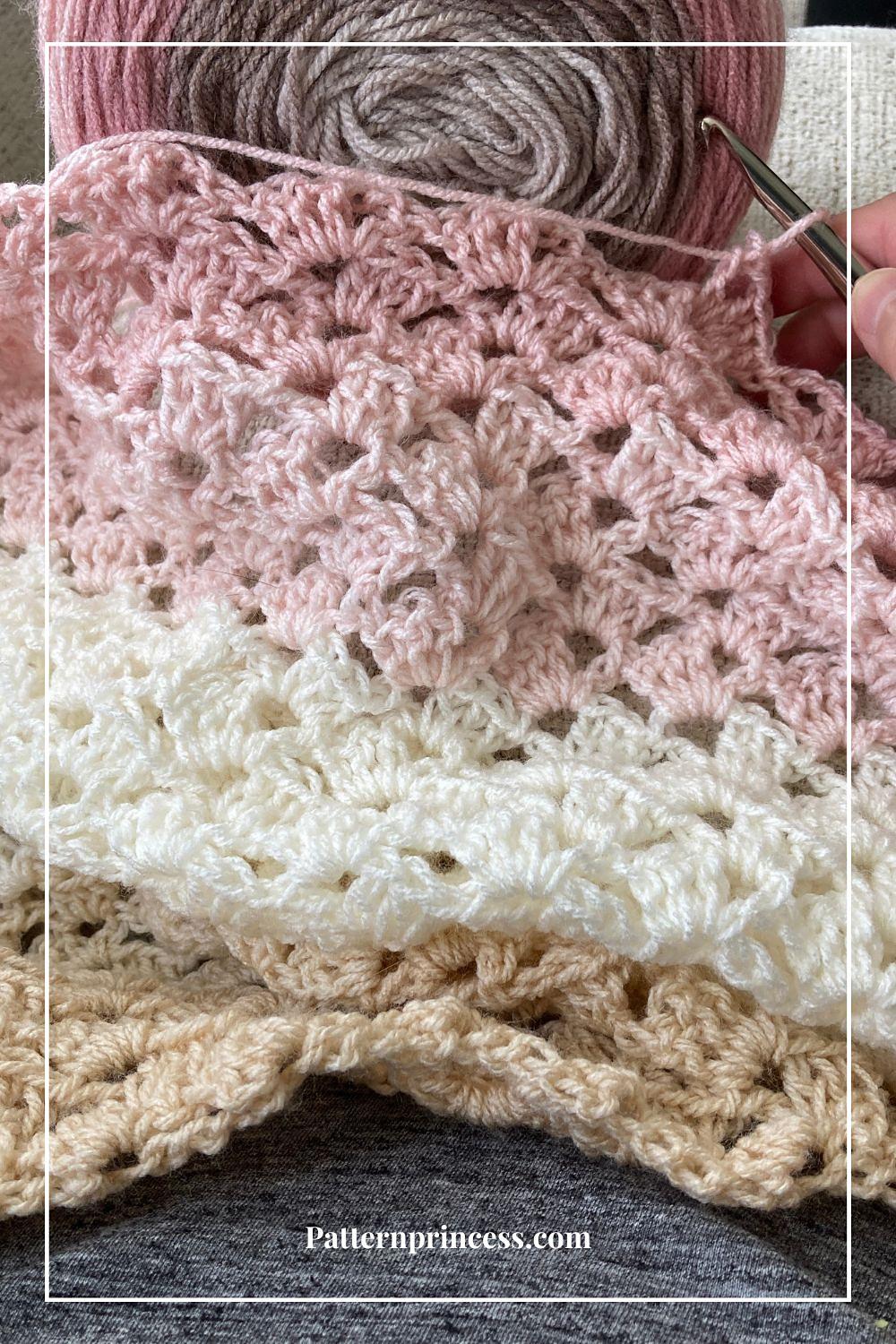 Sandstone and Rose Blanket