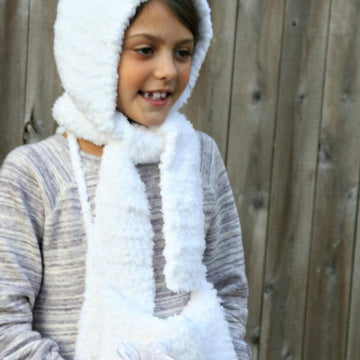 Fluffy Hat and Hand Muff 12-067
