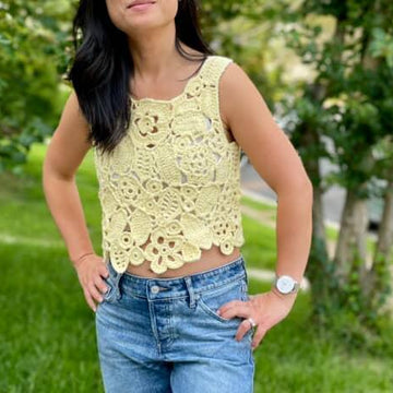 Easy Crochet bralette CROP top