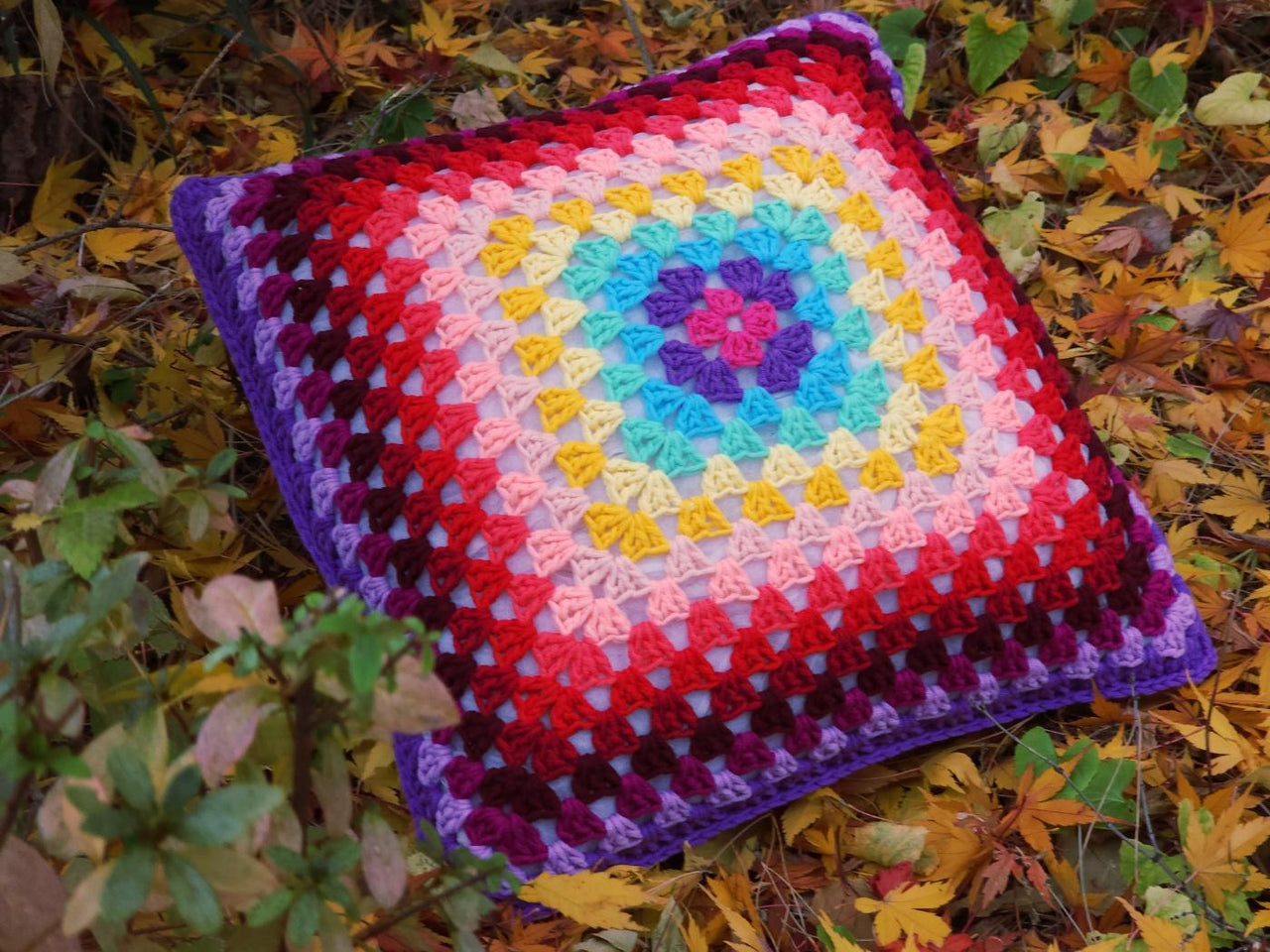 Summer Fun Granny Cushion