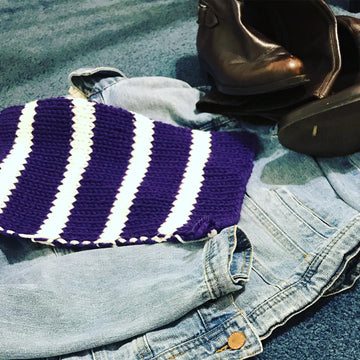 Purple Valley Scarf