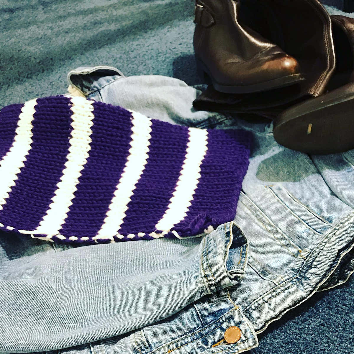 Purple Valley Scarf
