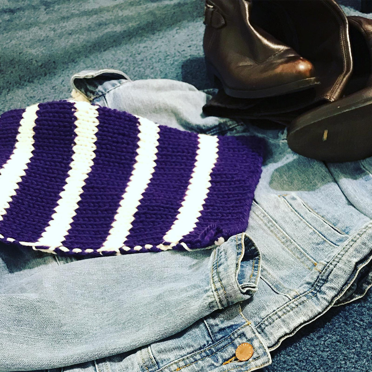 Purple Valley Scarf