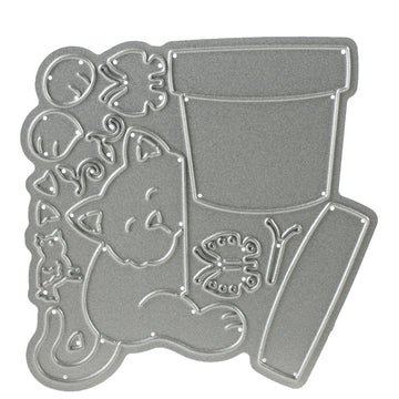 CottageCutz Dies - Cat Nap 2.1"X2.8"