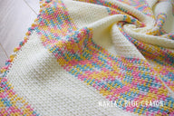 C2C Moss Stitch Blanket