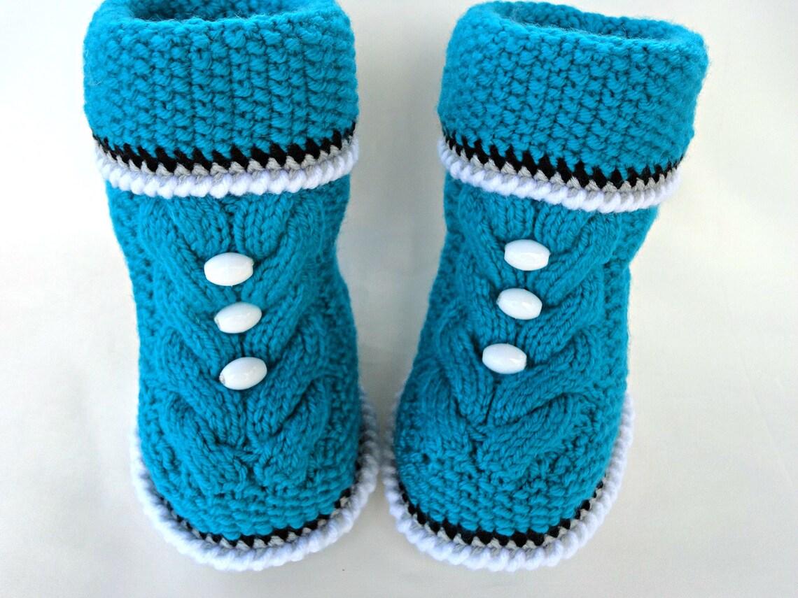 Knitting Pattern Baby Uggs Babies Infant Booties