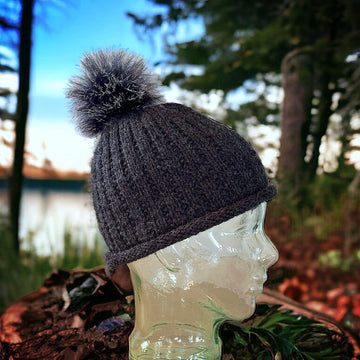 Basic Knit Flat Beanie